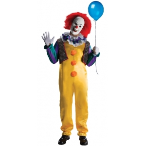 Deluxe Pennywise Costume Clown Costume - Mens Halloween Costumes